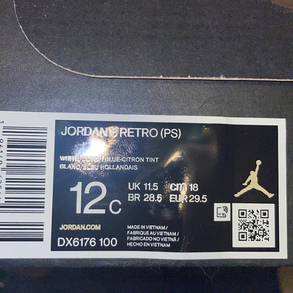 Preschool Jordan 6 Retro - Picture 6 of 6